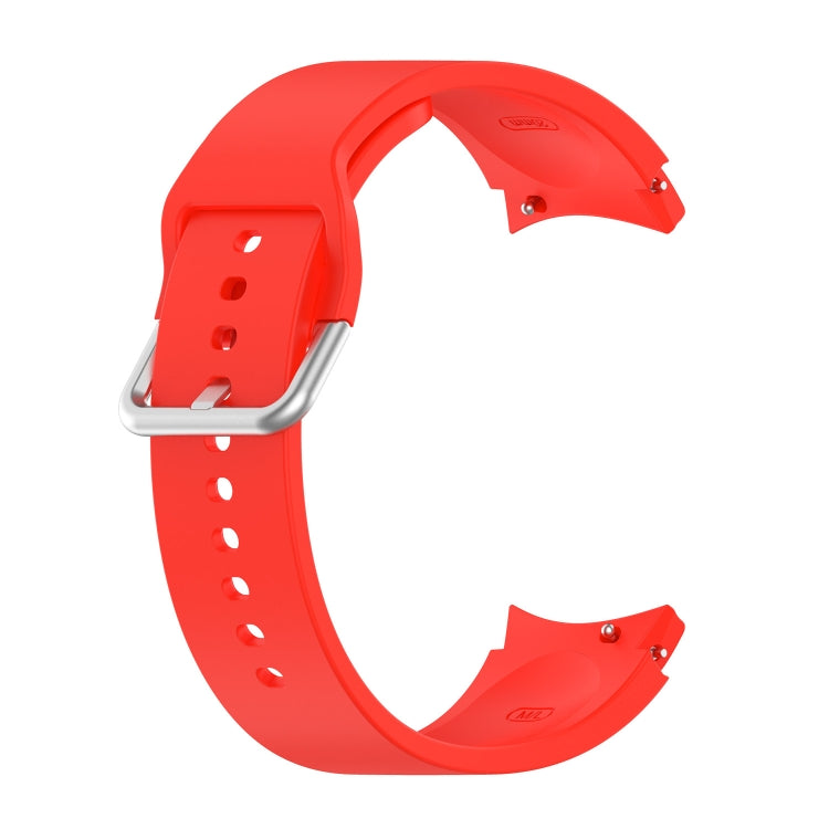 Silicone Silver Round Buckle Replacement Strap Watchband