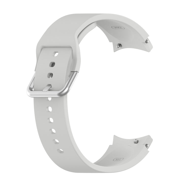 Silicone Silver Round Buckle Replacement Strap Watchband