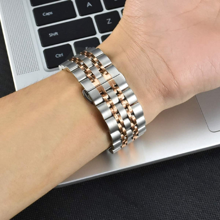 Seven-beads Steel Replacement Strap Watchband