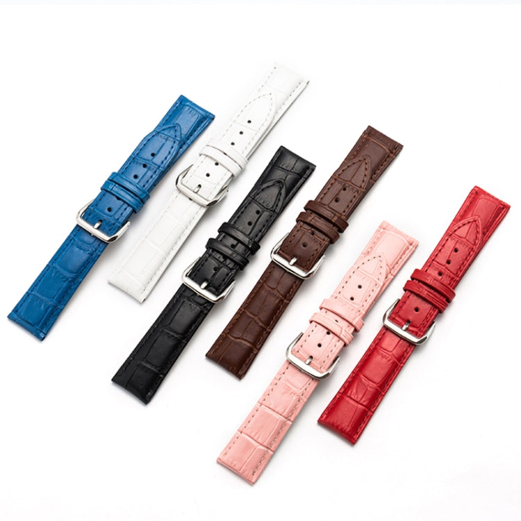 Two-layer Cowhide Leather Bamboo Joint Texture Replacement Strap Watchband, Series 2