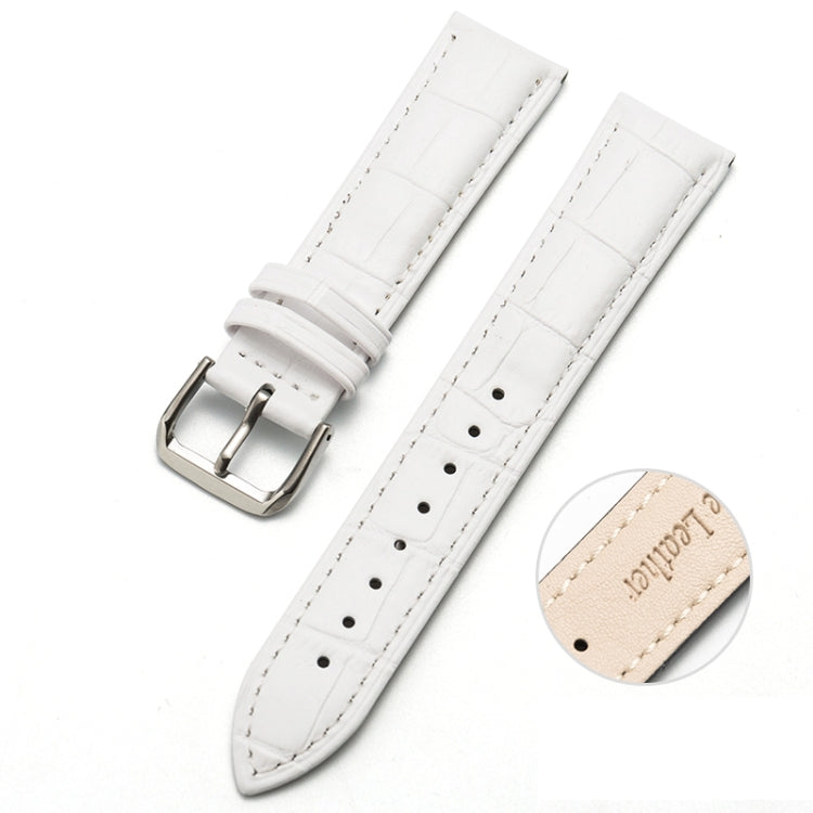 Two-layer Cowhide Leather Bamboo Joint Texture Replacement Strap Watchband, Series 2