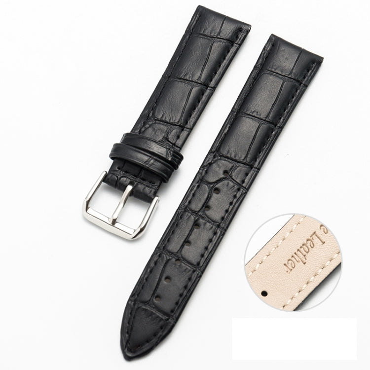 Two-layer Cowhide Leather Bamboo Joint Texture Replacement Strap Watchband, Series 2