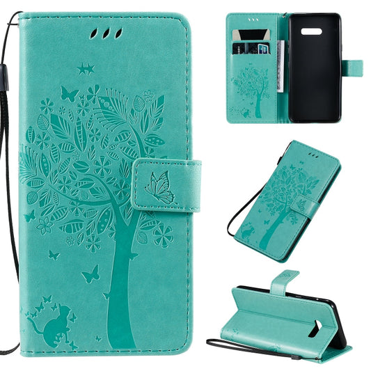 Tree & Cat Pattern Pressed Printing Horizontal Flip PU Leather Case with Holder & Card Slots & Wallet & Lanyard, Series 2 My Store