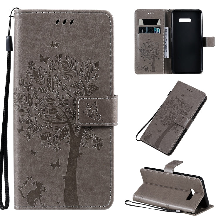 Tree & Cat Pattern Pressed Printing Horizontal Flip PU Leather Case with Holder & Card Slots & Wallet & Lanyard, Series 2 My Store