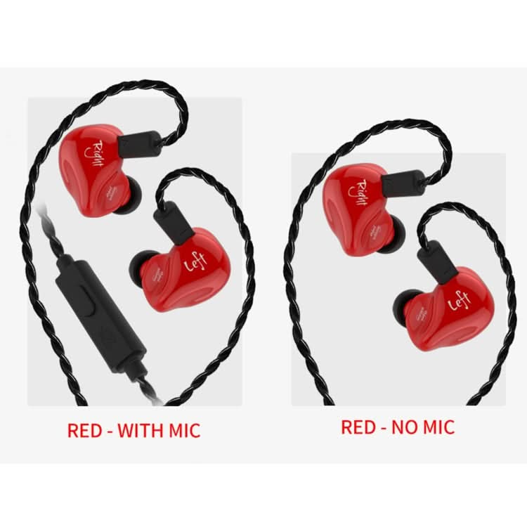 KZ ZS4 Ring Iron Hybrid Drive In-ear Wired Earphone,