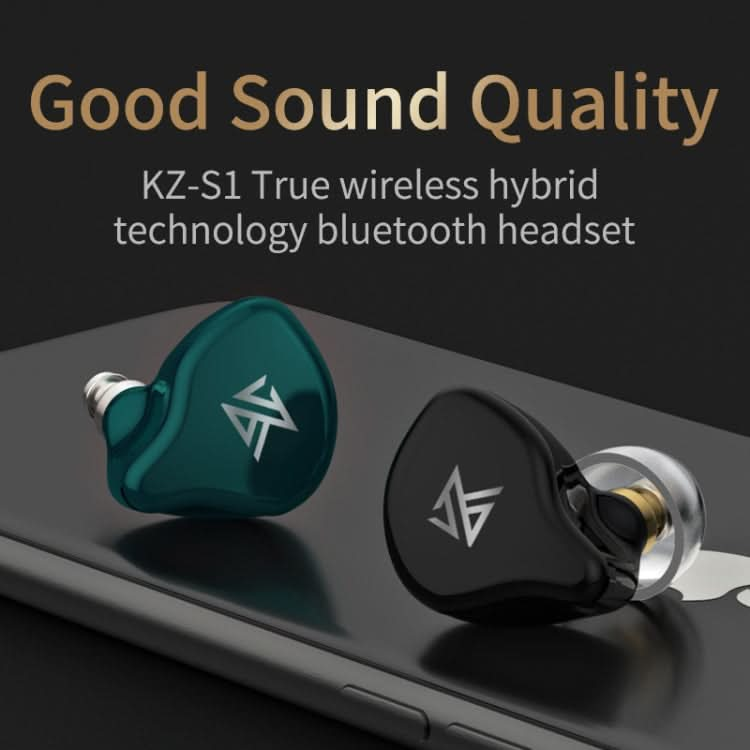 KZ S1 1DD+1BA Hybrid Technology Wireless Bluetooth 5.0 Stereo In-ear Sports Headset with Microphone