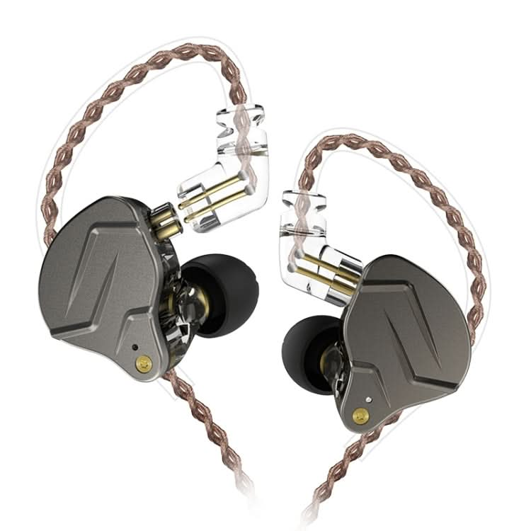 KZ ZSN Pro Ring Iron Hybrid Drive Metal In-ear Wired Earphone,