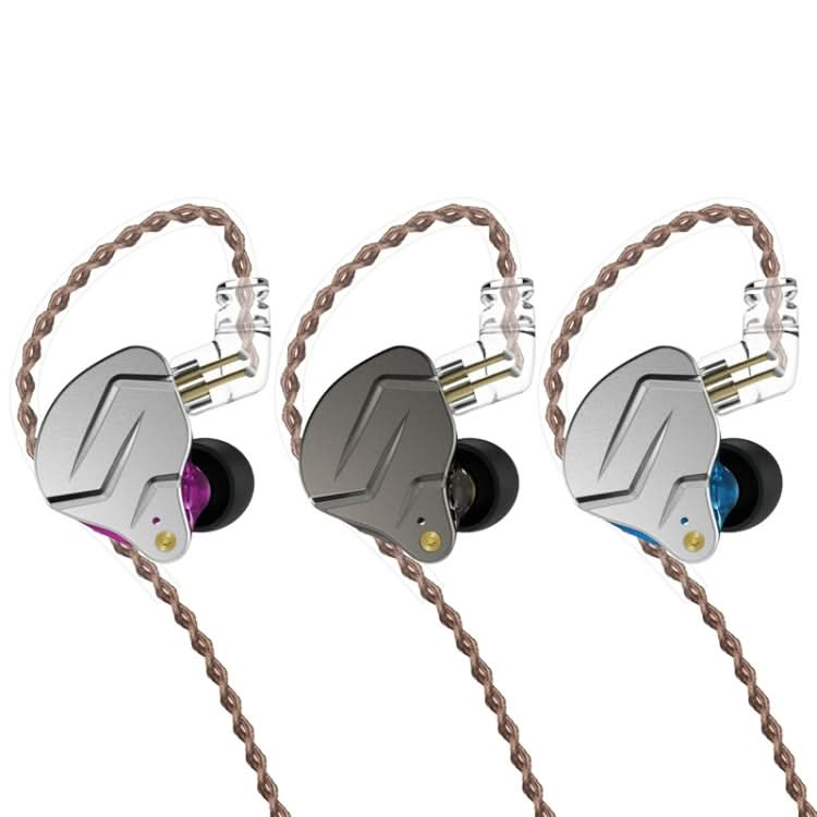 KZ ZSN Pro Ring Iron Hybrid Drive Metal In-ear Wired Earphone,