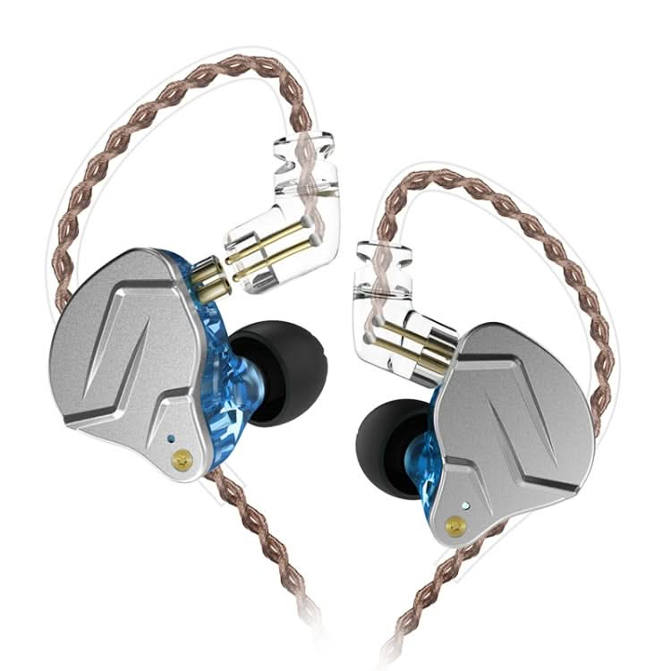 KZ ZSN Pro Ring Iron Hybrid Drive Metal In-ear Wired Earphone,