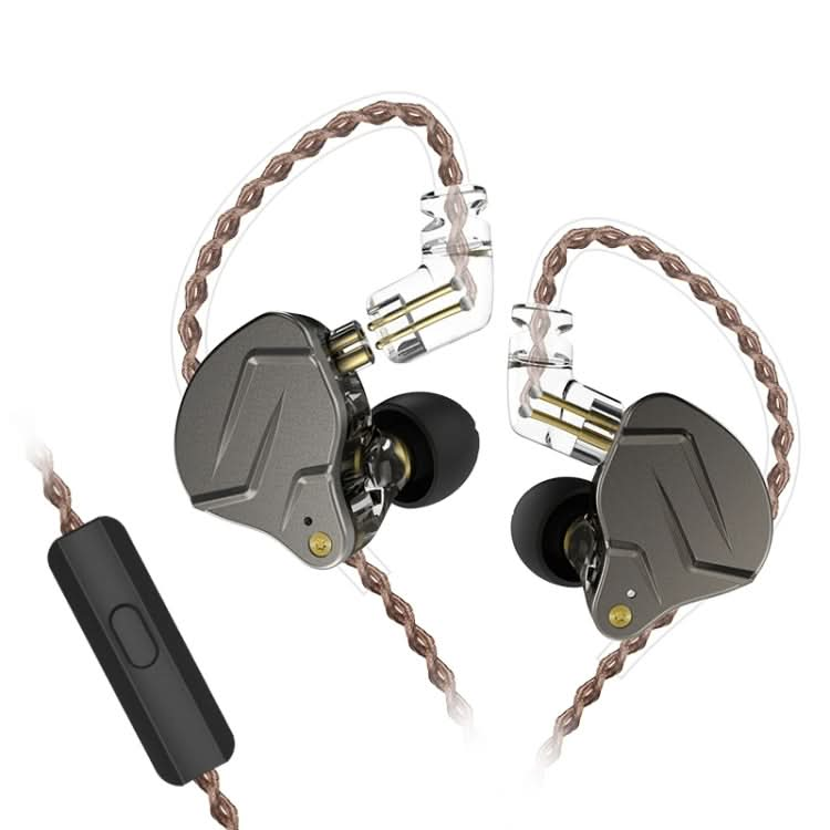 KZ ZSN Pro Ring Iron Hybrid Drive Metal In-ear Wired Earphone,