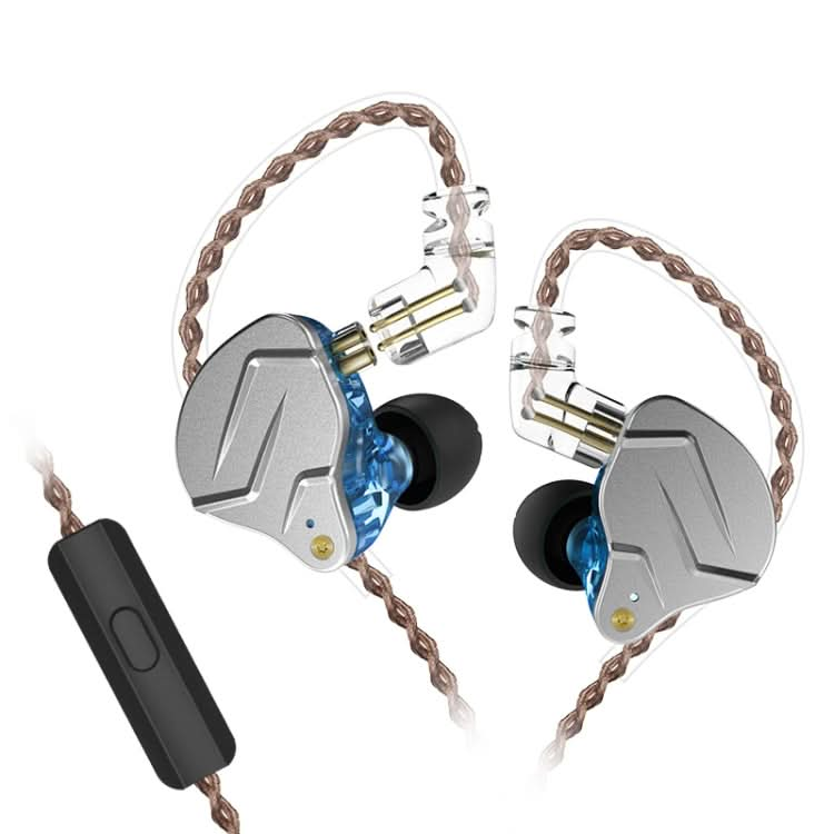 KZ ZSN Pro Ring Iron Hybrid Drive Metal In-ear Wired Earphone,