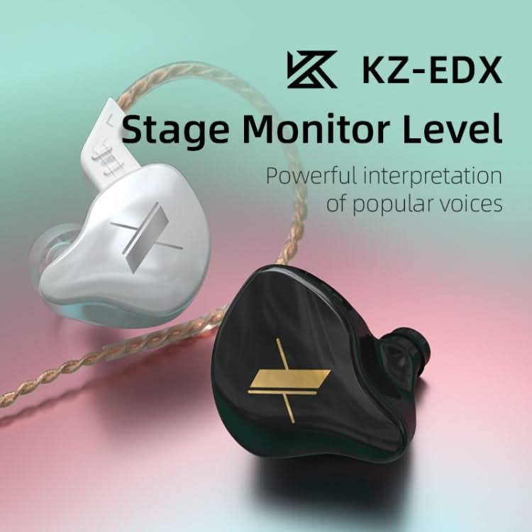 KZ EDX Dynamic Monitor HiFi In-Ear Wired Earphone