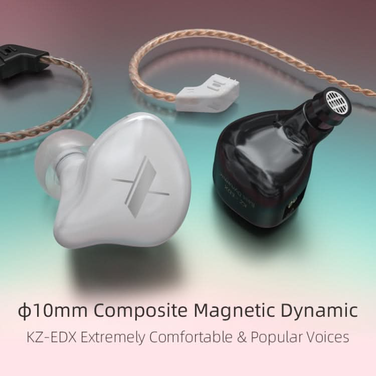 KZ EDX Dynamic Monitor HiFi In-Ear Wired Earphone