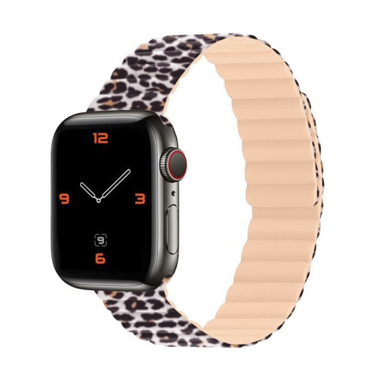 Magnetic Camouflage Silicone Replacement Strap Watchband For Apple Watch Series