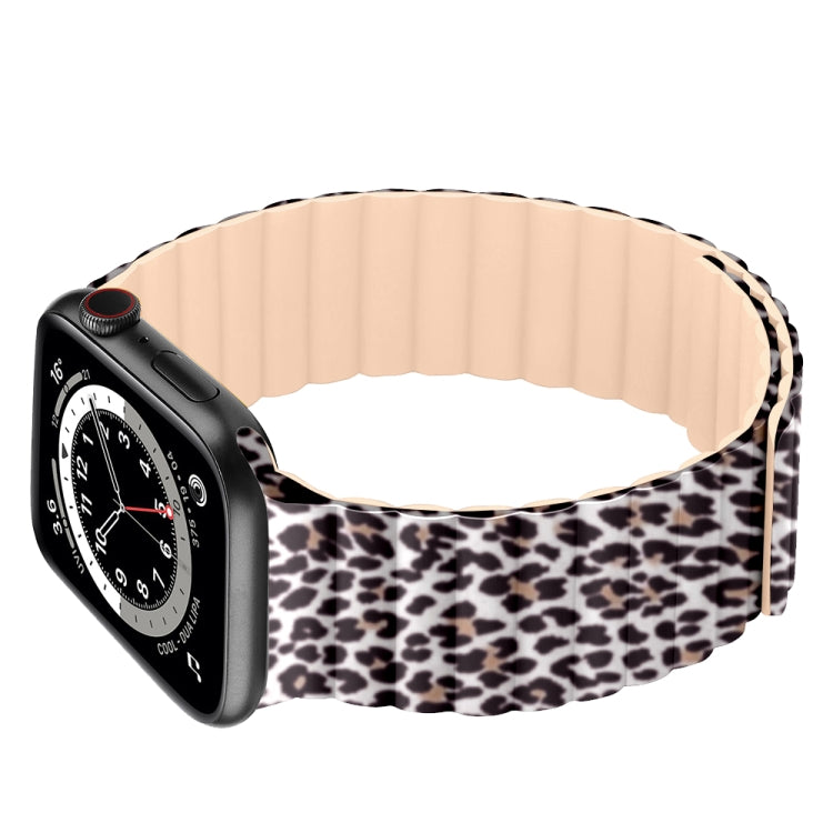 Magnetic Camouflage Silicone Replacement Strap Watchband For Apple Watch Series