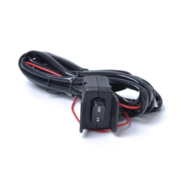 ATV Thumb Switch Control Cable Motorcycle Switch Handlebar Control Line, Cable Length: 3m