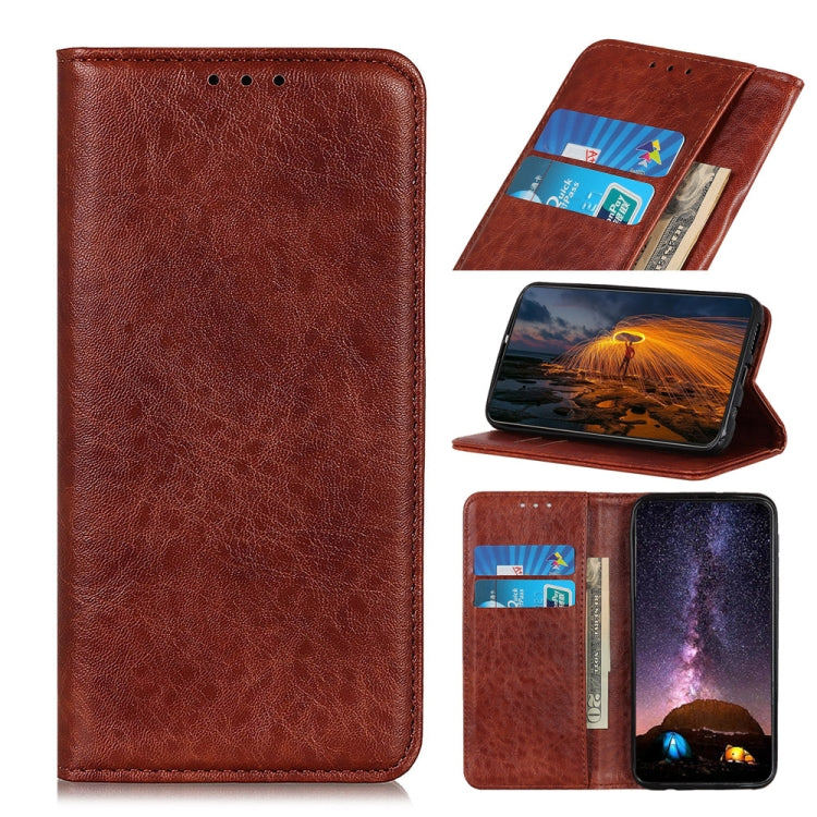 Magnetic Retro Crazy Horse Texture Horizontal Flip Leather Case with Holder & Card Slots My Store