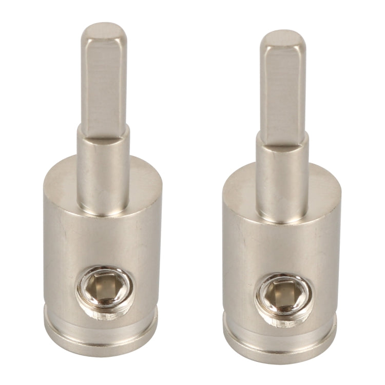 A5678 2 PCS Car Small Size Nickel-plated Brass 4GA to 8GA Audio Terminal Block ÎҵÄÉ̵ê