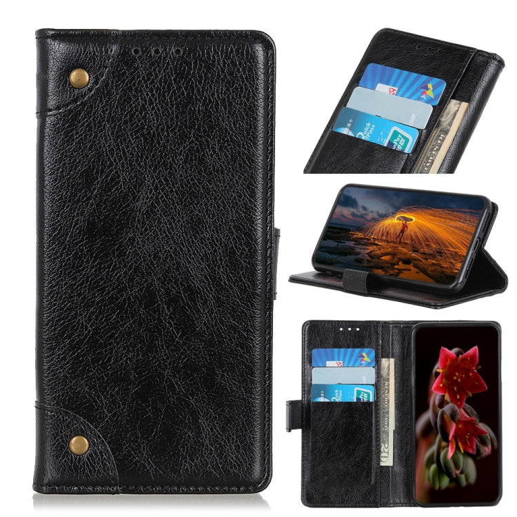 Copper Buckle Nappa Texture Horizontal Flip Leather Case with Holder & Card Slots & Wallet My Store