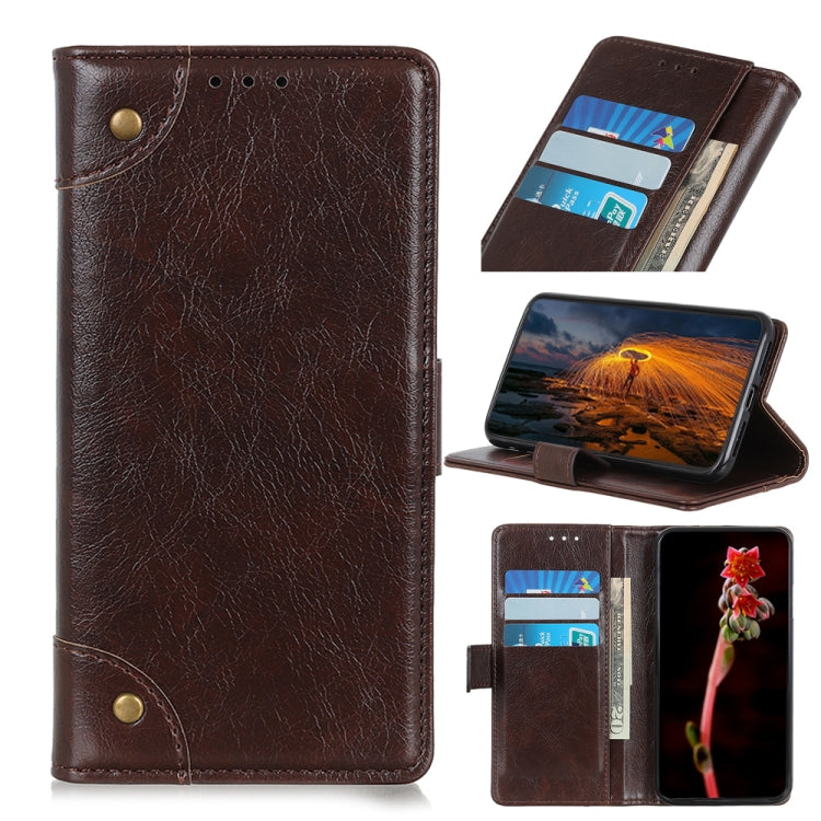 Copper Buckle Nappa Texture Horizontal Flip Leather Case with Holder & Card Slots & Wallet My Store