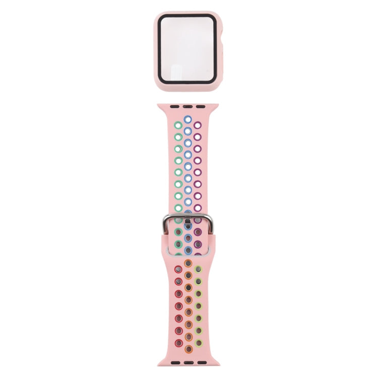 Silicone Replacement Strap Watchband + Protective Case with Screen Protector Set For Apple Watch Series, Series 1