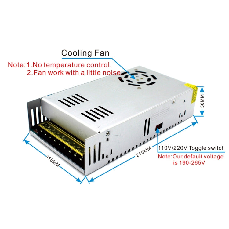 Light Bar Regulated Switching Power Supply LED Transformer, Size: 215 x 115 x 50mm, Series 2 My Store