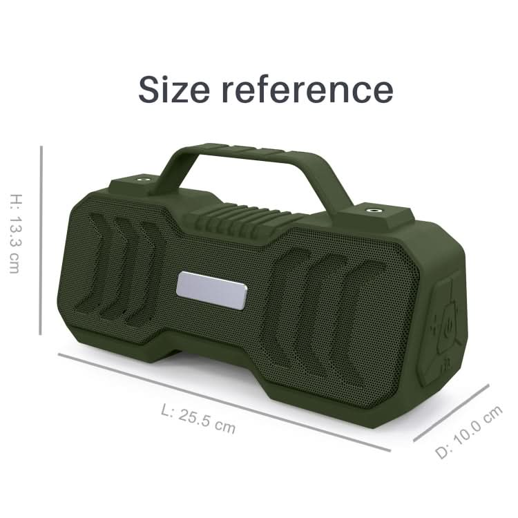 New Rixing NR-4500M Bluetooth 5.0 Portable Outdoor Karaoke Wireless Bluetooth Speaker with Microphone