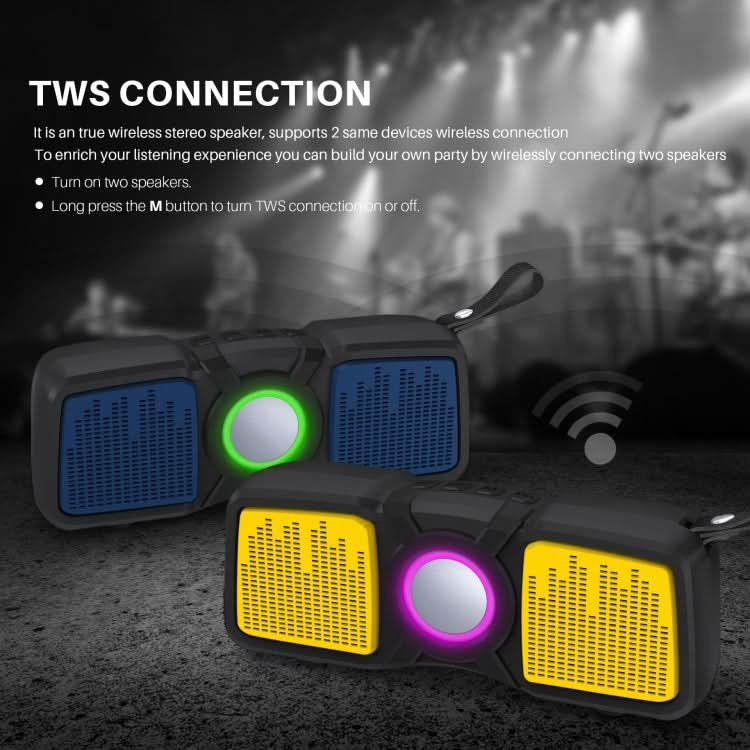 New Rixing NR-9011 Bluetooth 5.0 Portable Outdoor Wireless Bluetooth Speaker