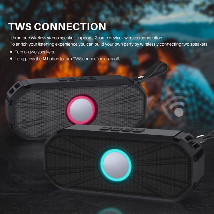 New Rixing NR-9012 Bluetooth 5.0 Portable Outdoor Wireless Bluetooth Speaker