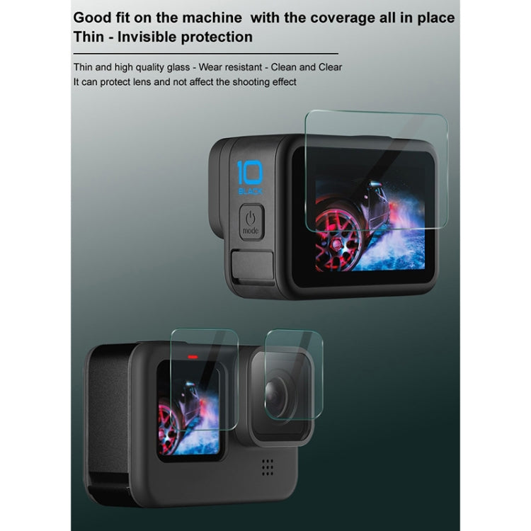 IMAK 3 in 1 Camera Lens and Screen Tempered Glass Film