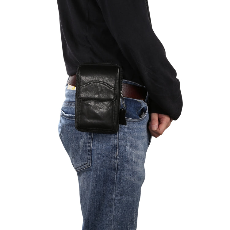 Multi-functional Universal Leather Waist Hanging One-shoulder Mobile Phone Waist Bag My Store