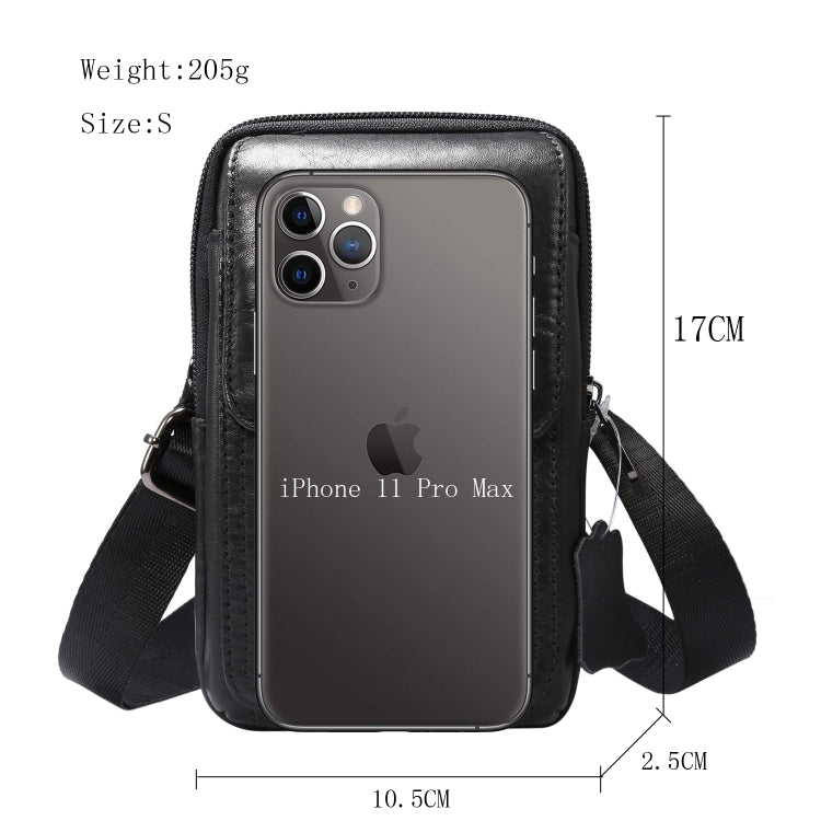 Multi-functional Universal Leather Waist Hanging One-shoulder Mobile Phone Waist Bag My Store