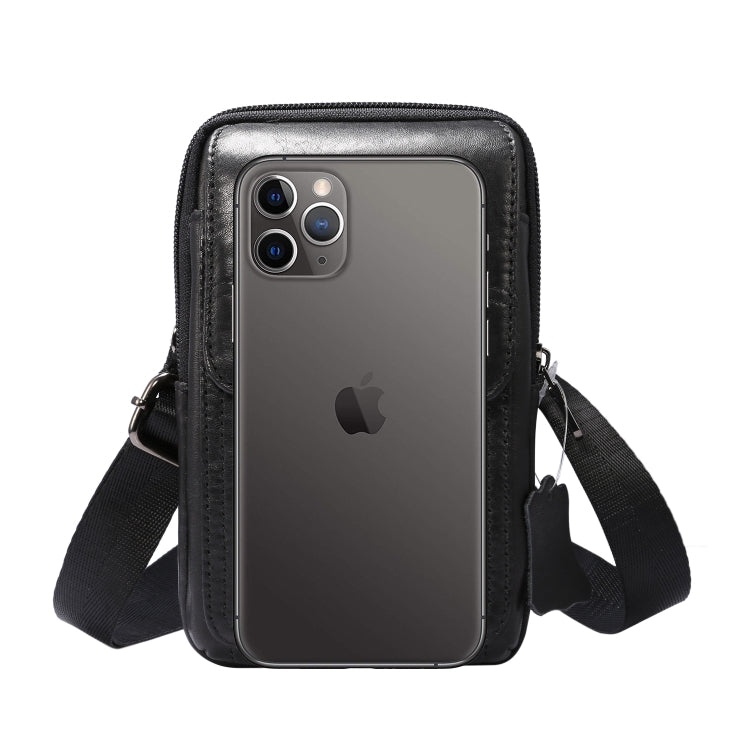 Multi-functional Universal Leather Waist Hanging One-shoulder Mobile Phone Waist Bag My Store