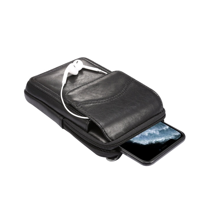 Multi-functional Universal Leather Waist Hanging One-shoulder Mobile Phone Waist Bag My Store