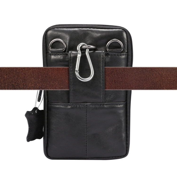 Multi-functional Universal Leather Waist Hanging One-shoulder Mobile Phone Waist Bag My Store