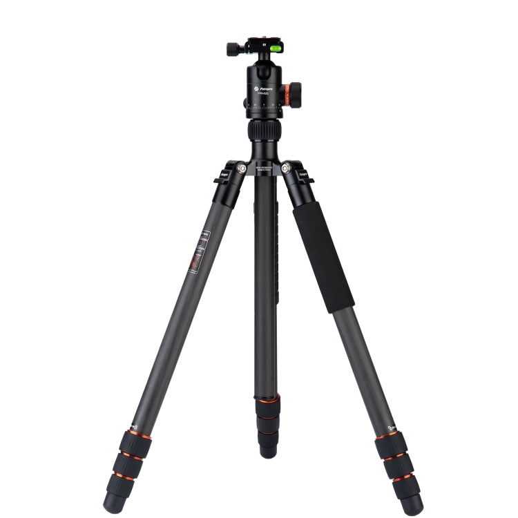 Fotopro X-go Max E Portable Collapsible Carbon Fiber Camera Tripod with Dual Action Ball Head