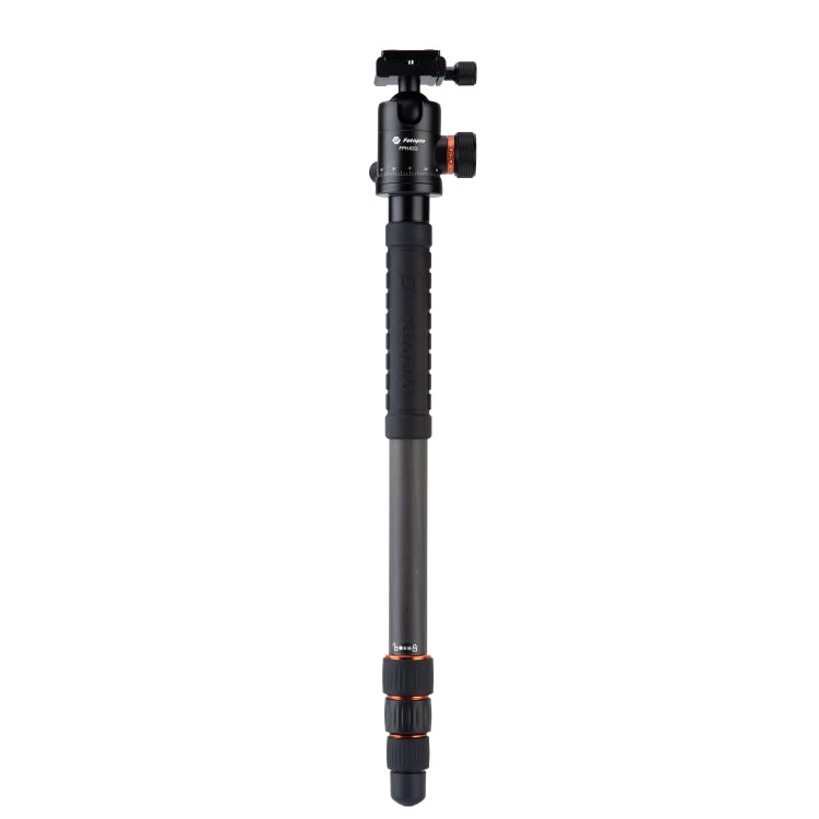 Fotopro X-go Max E Portable Collapsible Carbon Fiber Camera Tripod with Dual Action Ball Head