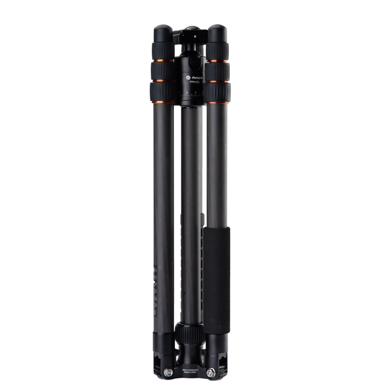 Fotopro X-go Max E Portable Collapsible Carbon Fiber Camera Tripod with Dual Action Ball Head