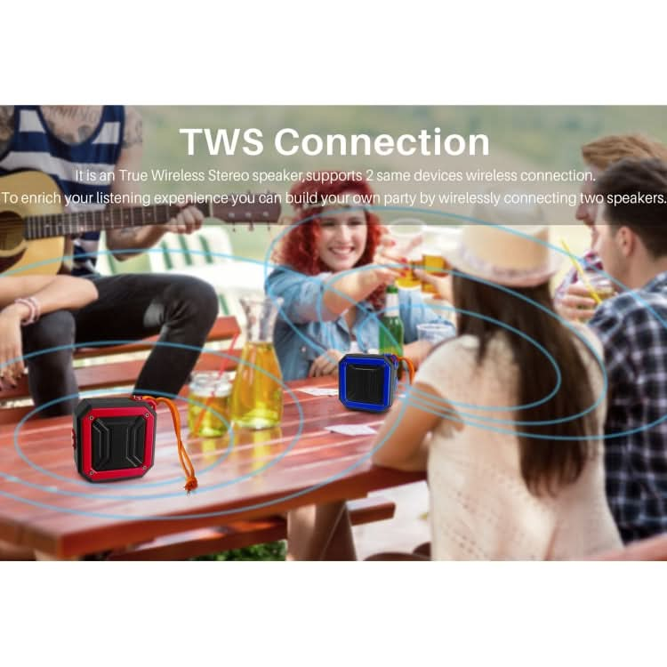 New Rixing NR-103 Mini TWS Bluetooth Speaker with Lanyard