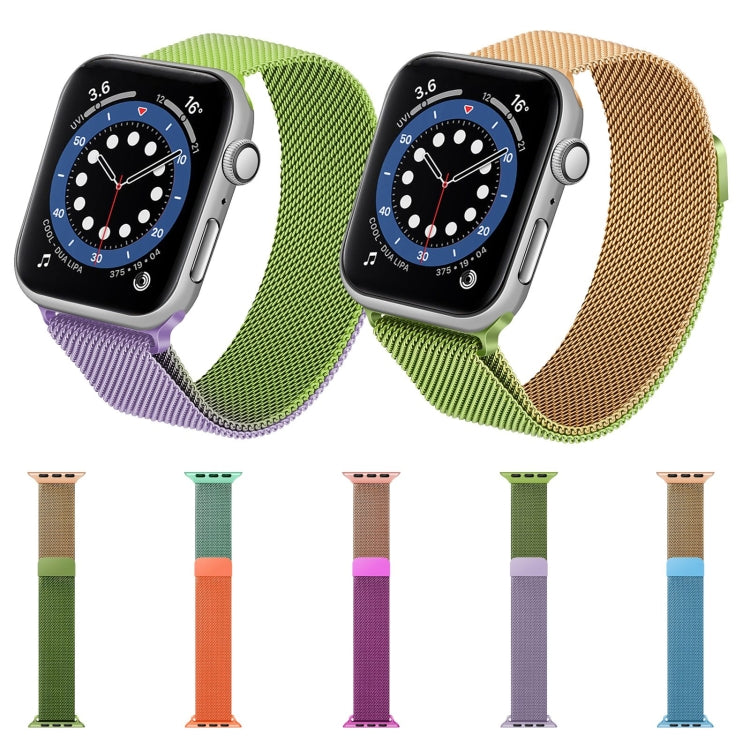 Gradient Color Milan Replacement Strap Watchband For Apple Watch Series