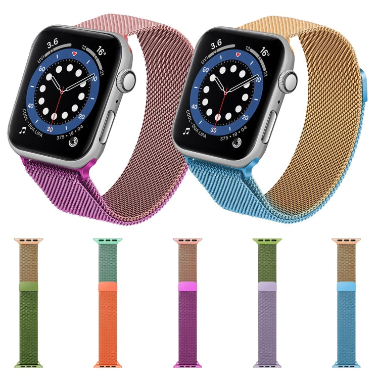 Gradient Color Milan Replacement Strap Watchband For Apple Watch Series