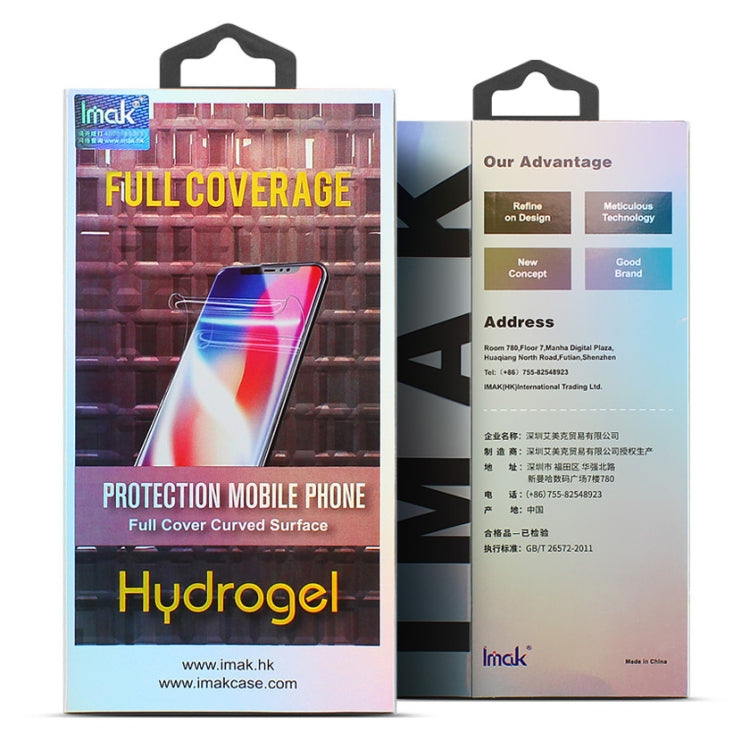 2 PCS IMAK Curved Full Screen Hydrogel Film 3 Screen Protector-Reluova