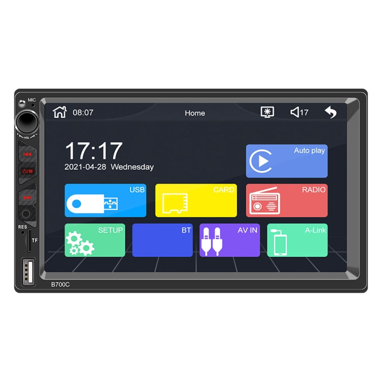 B700C HD 7 inch Universal Car MP5 Player with Wired Carplay, Support FM & Bluetooth & TF Card ÎҵÄÉ̵ê