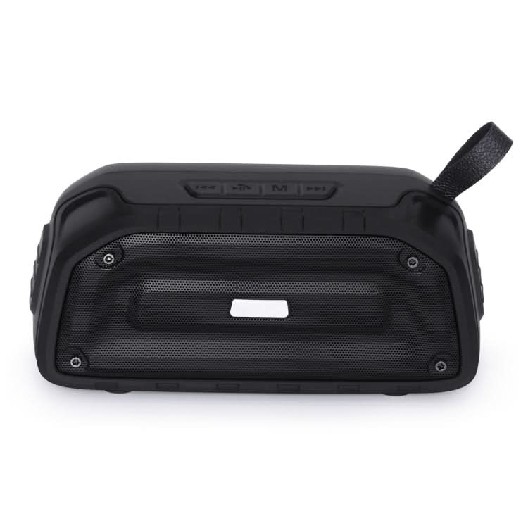 New Rixing NR-906 TWS Waterproof Bluetooth Speaker Support Hands-free Call / FM with Handle