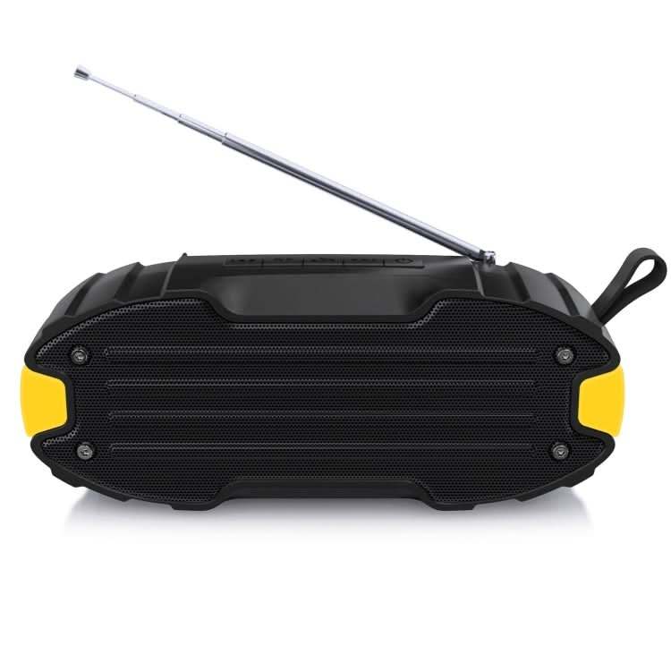 New Rixing NR-907FM TWS Outdoor Bluetooth Speaker Support Hands-free Call / FM with Handle & Antenna