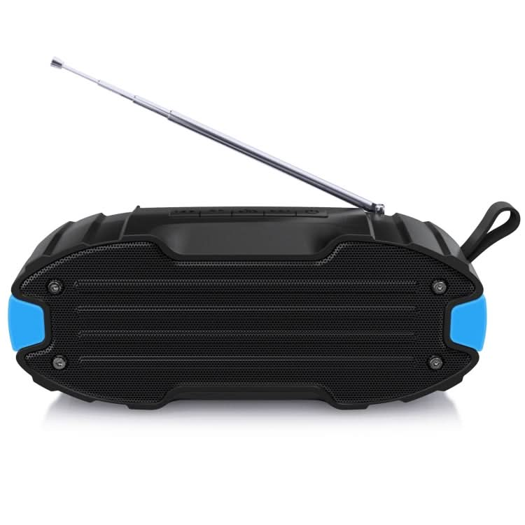 New Rixing NR-907FM TWS Outdoor Bluetooth Speaker Support Hands-free Call / FM with Handle & Antenna