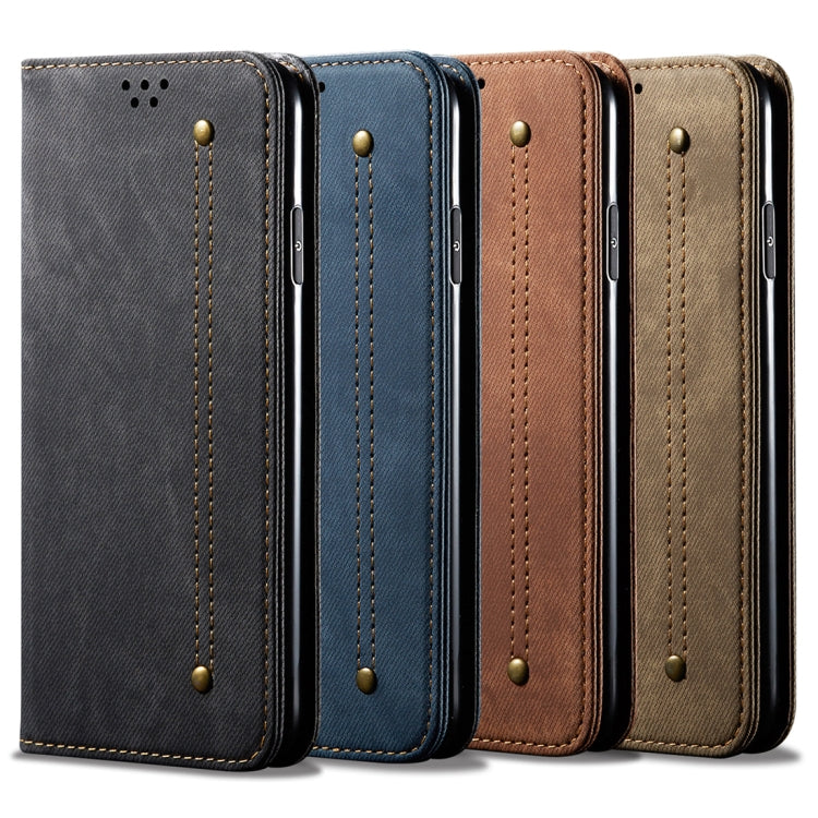 Denim Texture Casual Style Horizontal Flip Leather Case with Holder & Card Slots & Wallet, Series 3