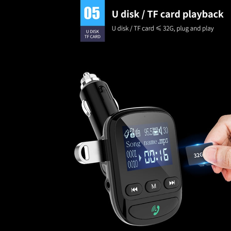 BT06 1.4 inch Car MP3 Player FM Transmitter QC3.0 Quick Charge Support Bluetooth Handsfree / TF Card ÎҵÄÉ̵ê