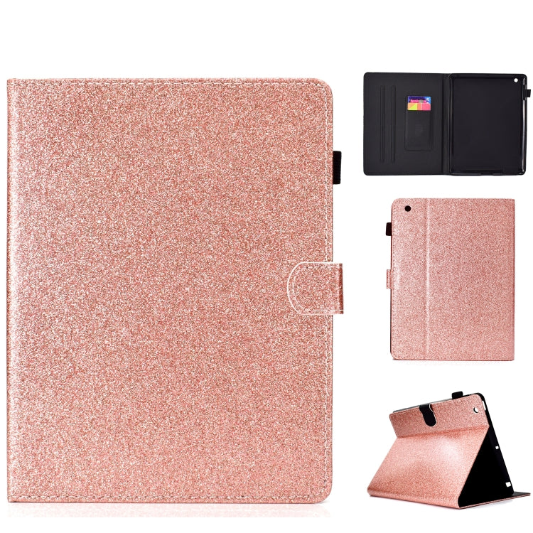 Varnish Glitter Powder Horizontal Flip Leather Case with Holder & Card Slot, Series 1