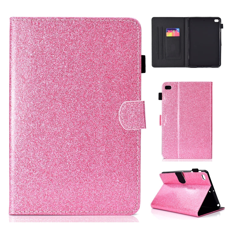 Varnish Glitter Powder Horizontal Flip Leather Case with Holder & Card Slot, Series 1